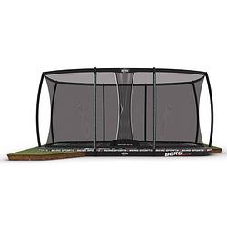 Foto van Berg trampoline ultim pro bouncer met veiligheidsnet - safetynet deluxe xl - flatground - 500 x 300 cm