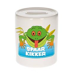 Foto van Kinder spaarpot met kikker print 9 cm - spaarpotten