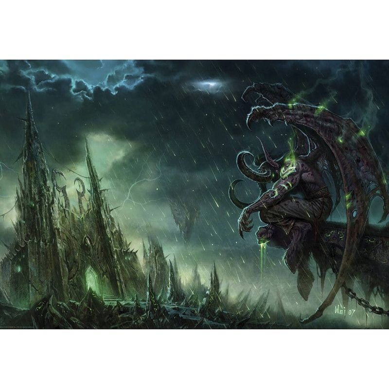 Foto van Abystyle world of warcraft illidan stormrage poster 91,5x61cm