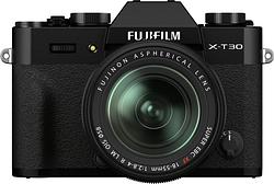 Foto van Fujifilm x-t30 ii body zwart + 18-55mm f/2.8-4.0