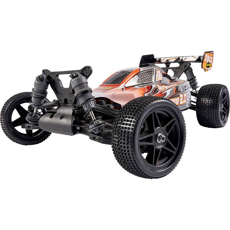 Foto van Carson modellsport x10 dirt warrior sport 2.0 1:10 rc auto elektro buggy 4wd 100% rtr 2,4 ghz