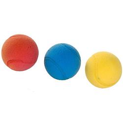Foto van 3x foam/soft ballen gekleurd 7 cm - vang- en werpspel