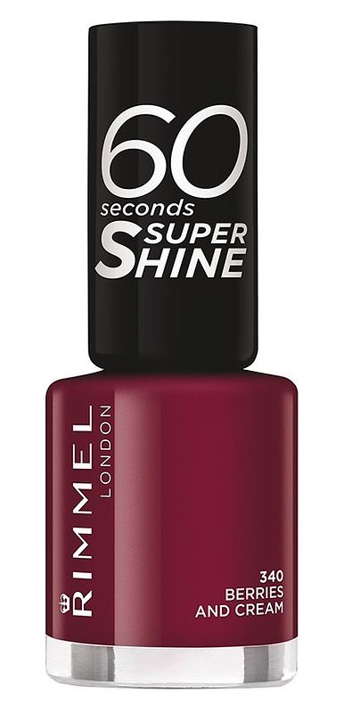 Foto van Rimmel london nagellak 60 seconds 340 berries and cream