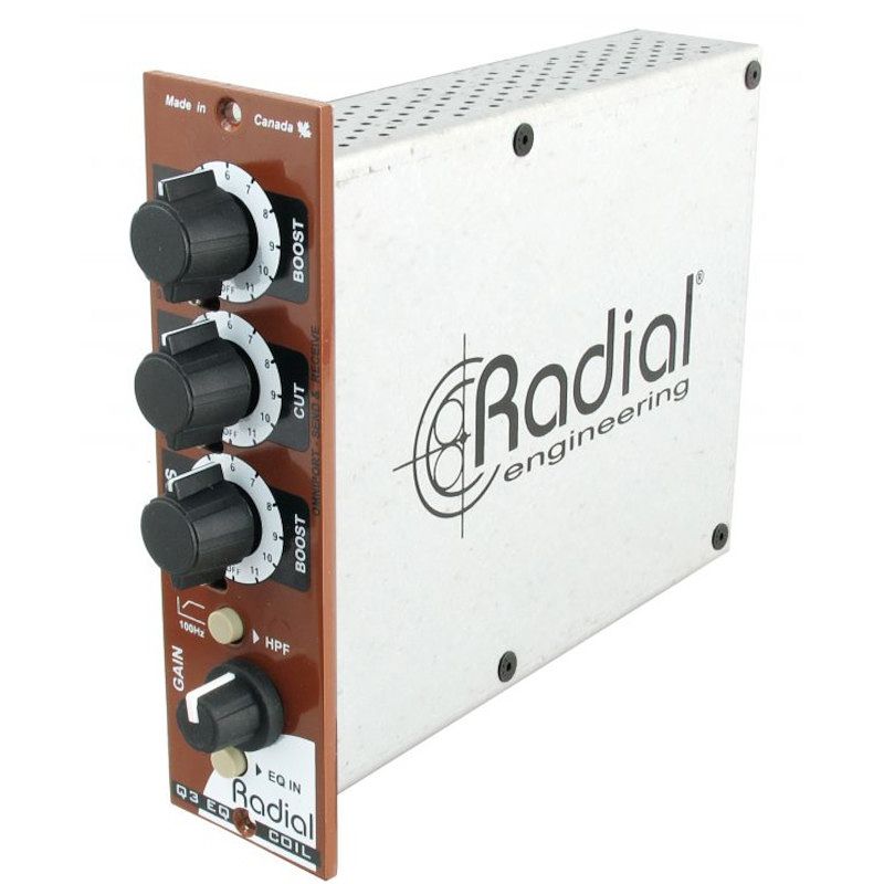 Foto van Radial q3 3-band equalizer 500-serie