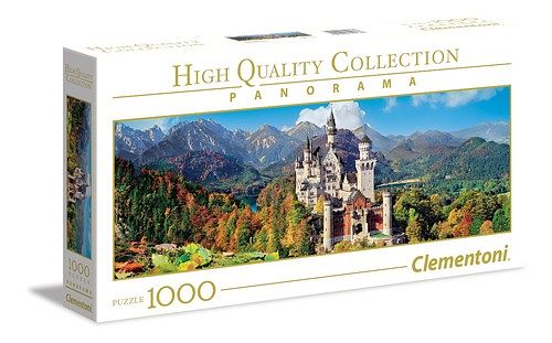 Foto van Neuschwanstein hqc (panorama 1000 stukjes) - puzzel;puzzel (8005125394388)