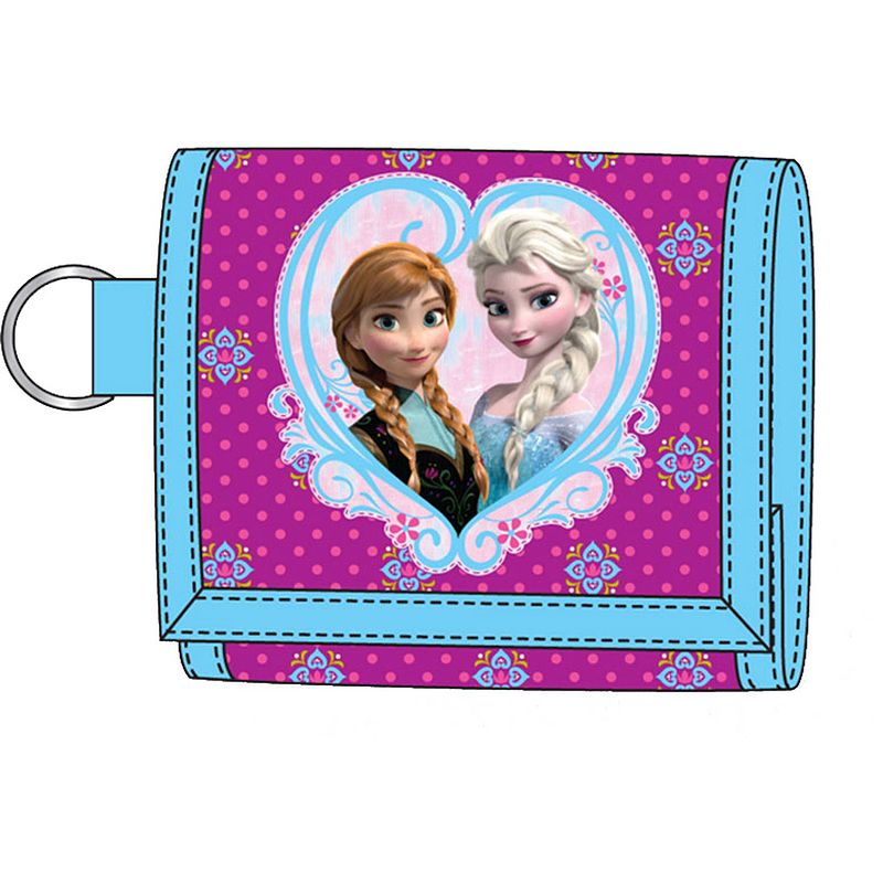 Foto van Disney portemonnee frozen ii 10 x 13 cm polyester roze/blauw