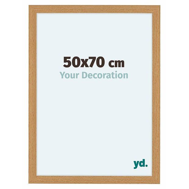 Foto van Como mdf fotolijst 50x70cm beuken