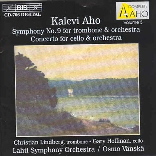 Foto van Aho: symphony no.9 for trombone & orchestra - cd (7318590007068)