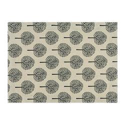 Foto van Krumble placemat met boom patroon - 30 x 40 cm - katoen - beige