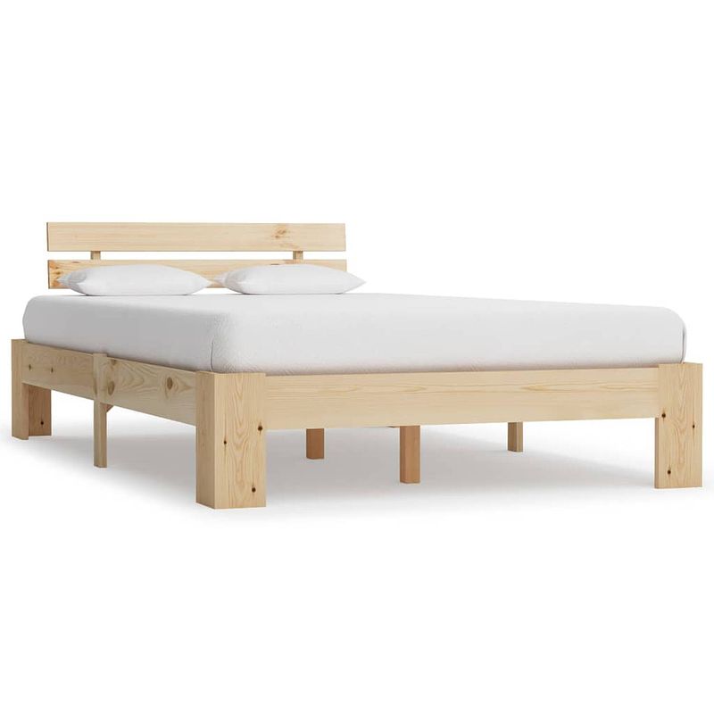 Foto van Vidaxl bedframe massief grenenhout 120x200 cm