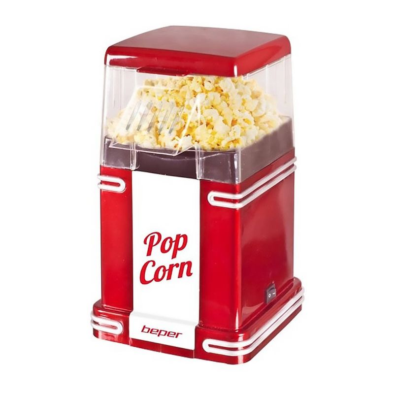 Foto van Beper 90.590y - popcorn maker rood