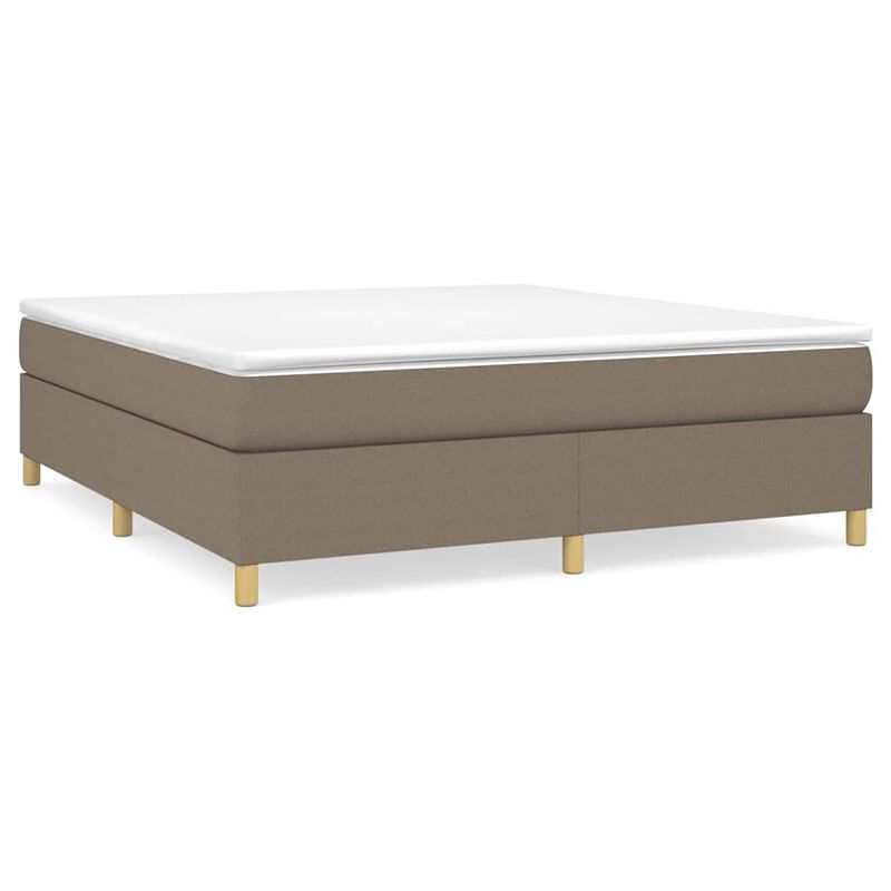 Foto van The living store boxspringbed - bedframe 203 x 180 x 35 cm - bedmatras 180 x 200 x 20 cm - bedtopmatras 180 x 200 x