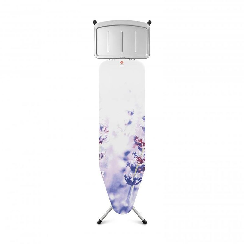 Foto van Brabantia lavender strijkplank b - met stoomunithouder - 124 x 38 cm