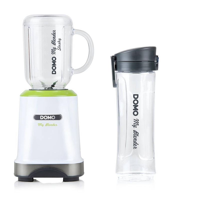 Foto van Domo my blender slushy blender 300 w wit, groen