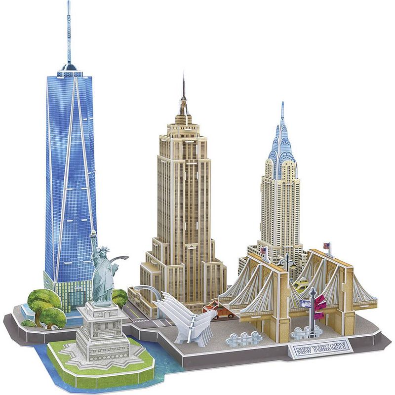Foto van 00142 3d-puzzle new york skyline 1 stuk(s)