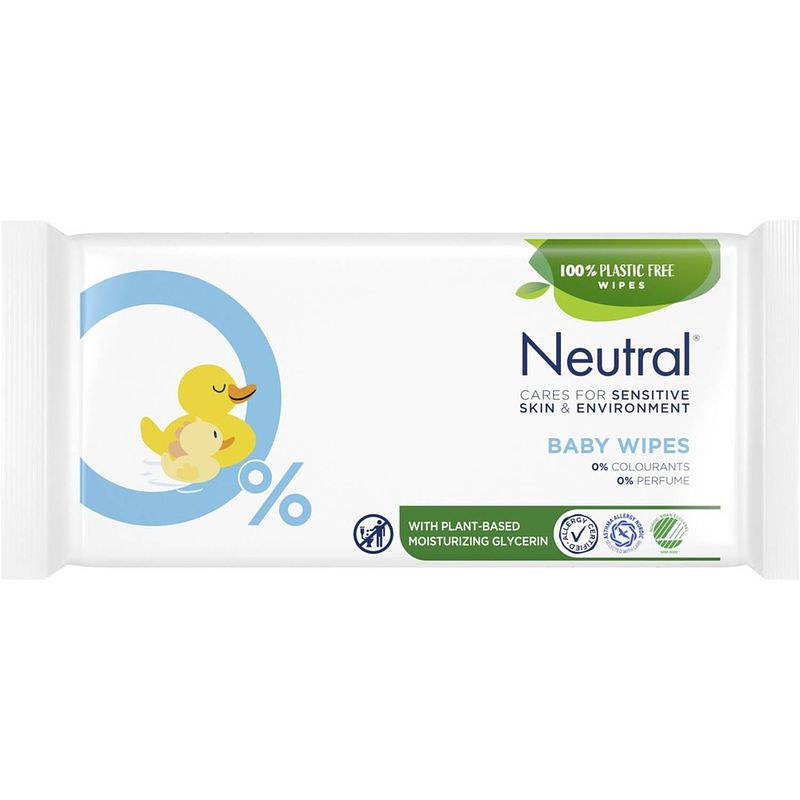 Foto van Neutral - baby billendoekjes - 1 x 52 stuks - 0% parfum