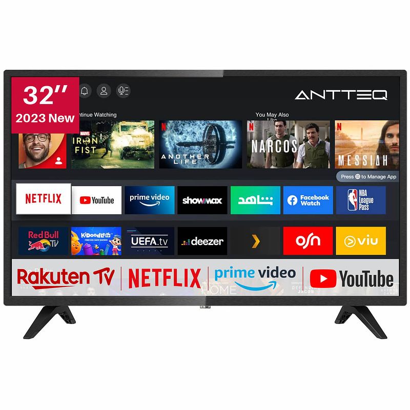 Foto van Antteq av32 - 32inch hd-ready smart-tv