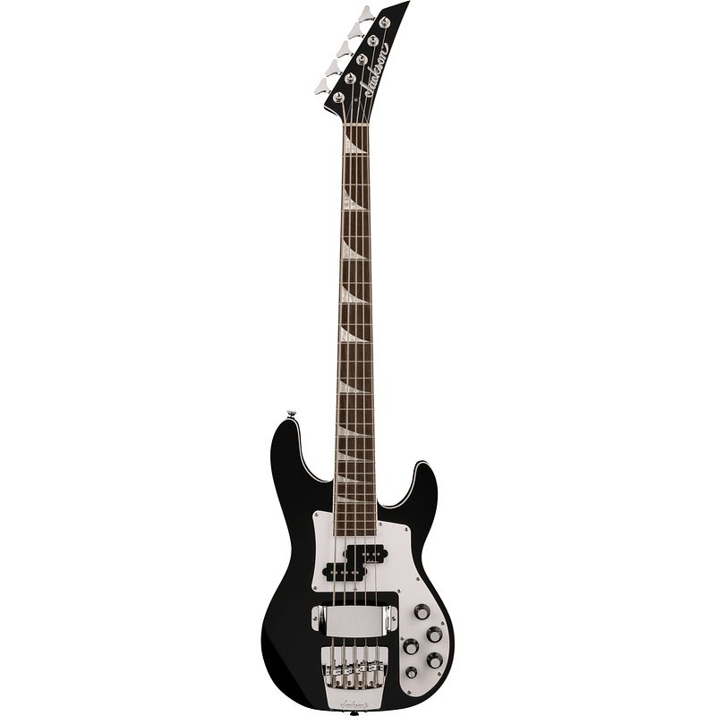 Foto van Jackson x series concert bass cbxnt dx v elektrische basgitaar gloss black