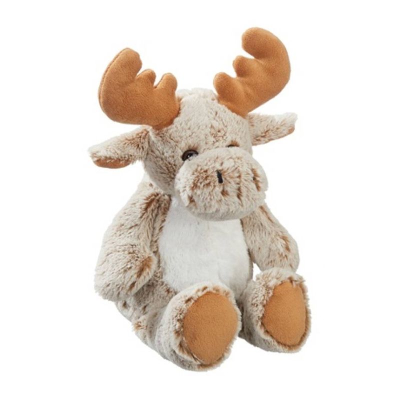 Foto van Pluche rendier knuffel grijs 40 cm knuffels/kerstknuffels - knuffel bosdieren