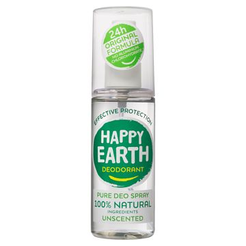 Foto van Happy earth 100% natuurlijke deodorant spray unscented 100ml bij jumbo