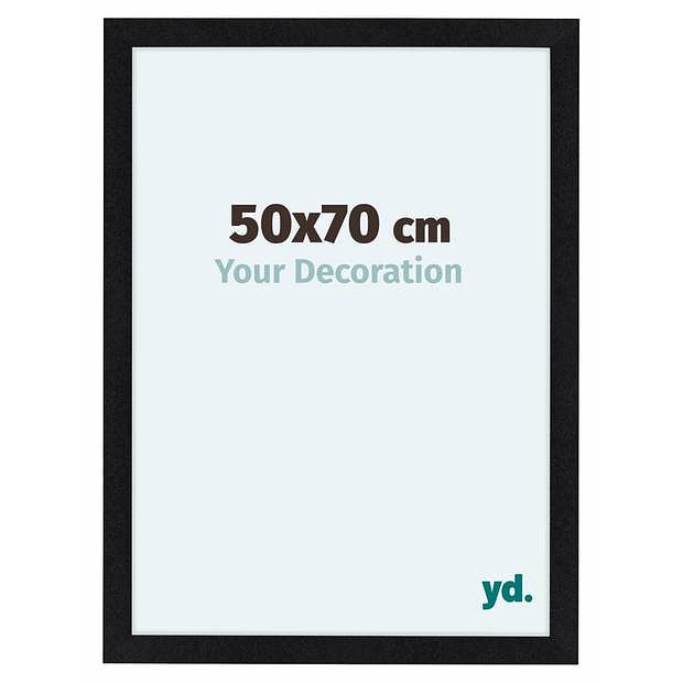 Foto van Como mdf fotolijst 50x70cm zwart mat