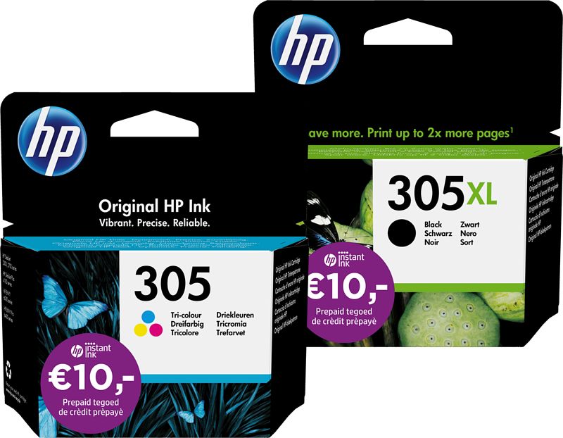 Foto van Hp 305xl inkt cartridge 4-kleuren bundel