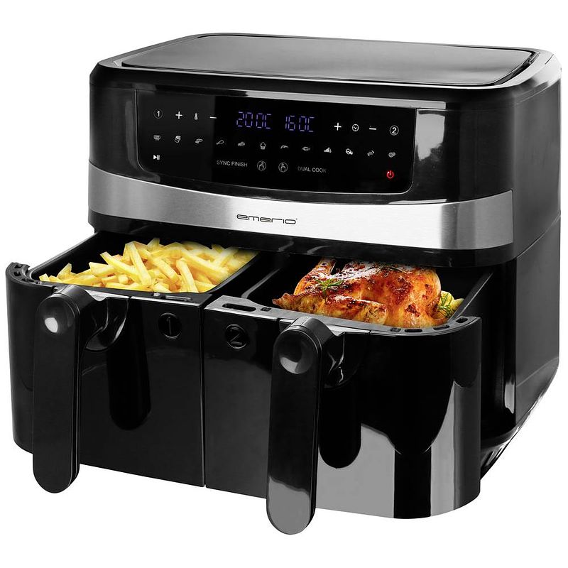 Foto van Emerio af-126672.4 airfryer 2400 w zwart