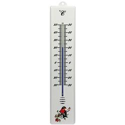 Foto van Thermometer buiten wit - kunststof - 32 cm - buitenthermometers