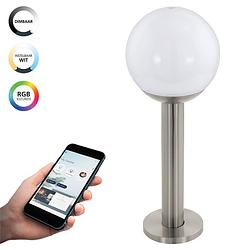 Foto van Eglo connect.z nisia-z smart sokkellamp buiten- e27 - 52,5 cm