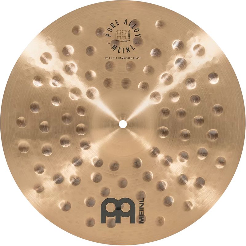 Foto van Meinl pure alloy extra hammered crash 16 inch crash bekken