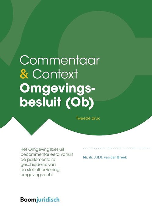 Foto van Omgevingsbesluit (ob) - j.h.g. van den broek - ebook