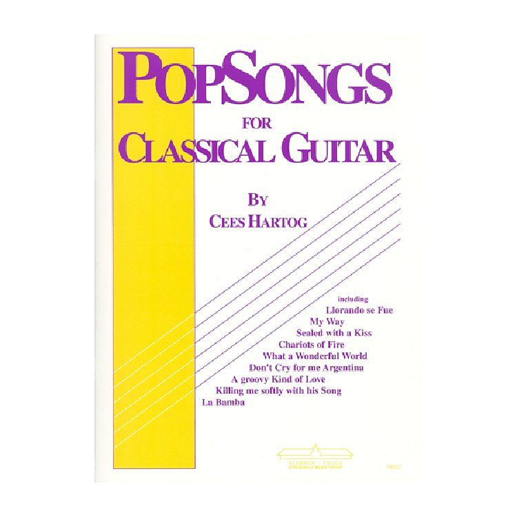 Foto van Emc popsongs for classical guitar 1 - cees hartog gitaarboek