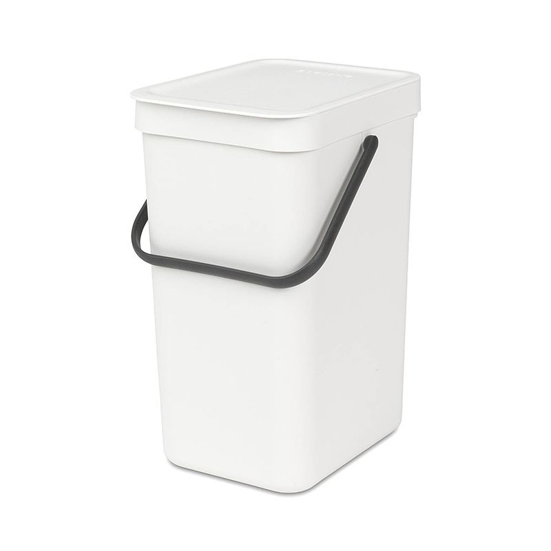 Foto van Brabantia sort & go prullenbak - 12 l - wit