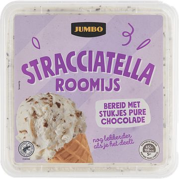 Foto van Jumbo stracciatella roomijs 1l