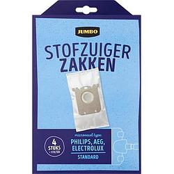 Foto van Jumbo stofzuigerzakken met filter 4 stuks