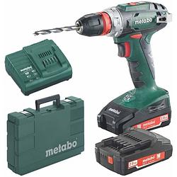 Foto van Metabo bs 18 l quick 2x 2,0 ah accu-boorschroefmachine