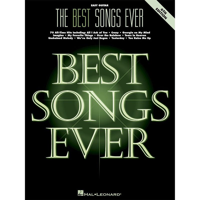 Foto van Hal leonard the best songs ever 6th edition songboek voor gitaar