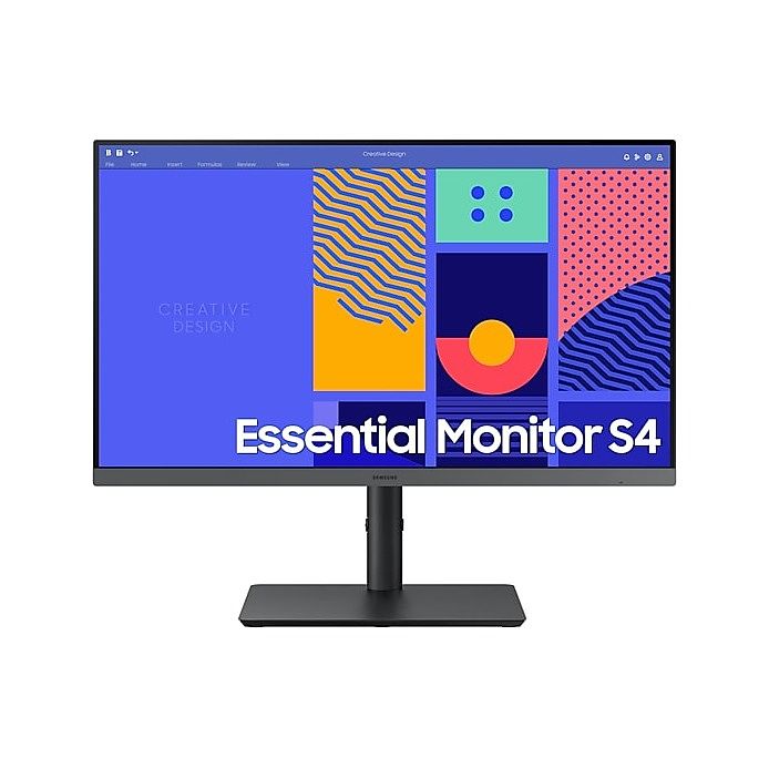 Foto van Samsung essential s432gc 24" monitor zwart