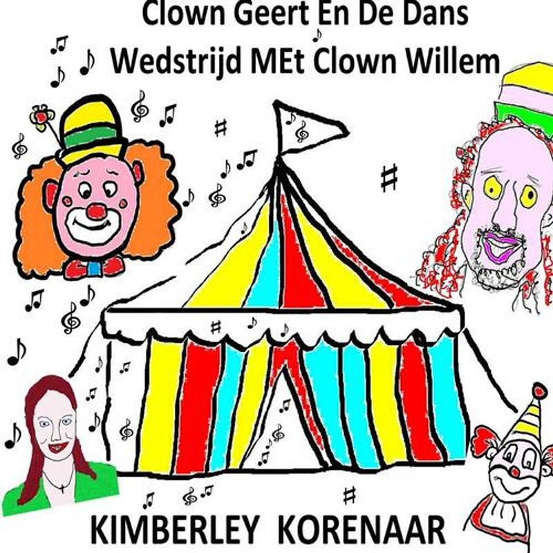 Foto van Clown geert en de dans wedstrijd met clown willem