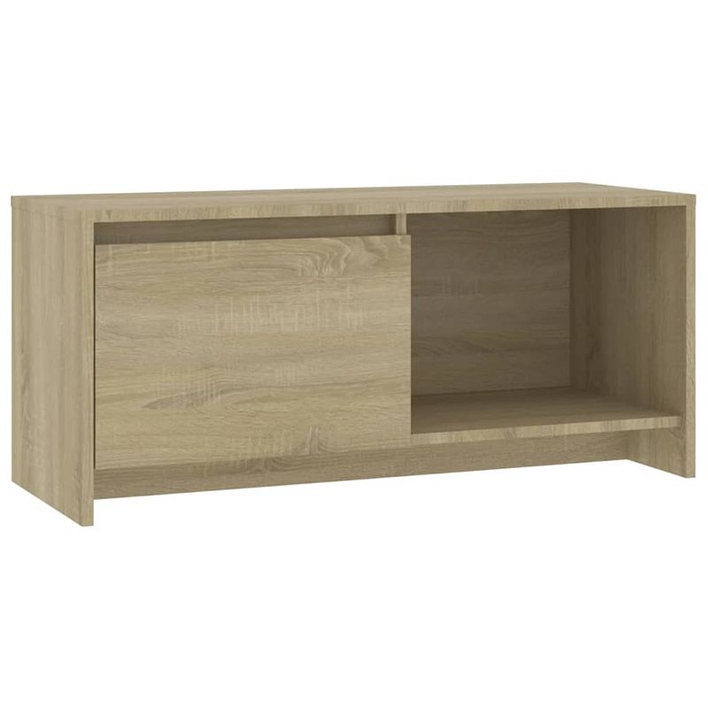 Foto van Vidaxl tv-meubel 90x35x40 cm spaanplaat sonoma eikenkleurig