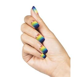 Foto van Boland set regenboog nagels 24-delig