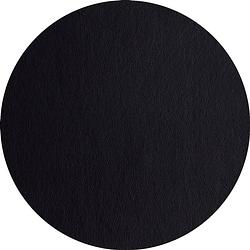 Foto van Asa - t table top placemat rond 38cm zwart leather