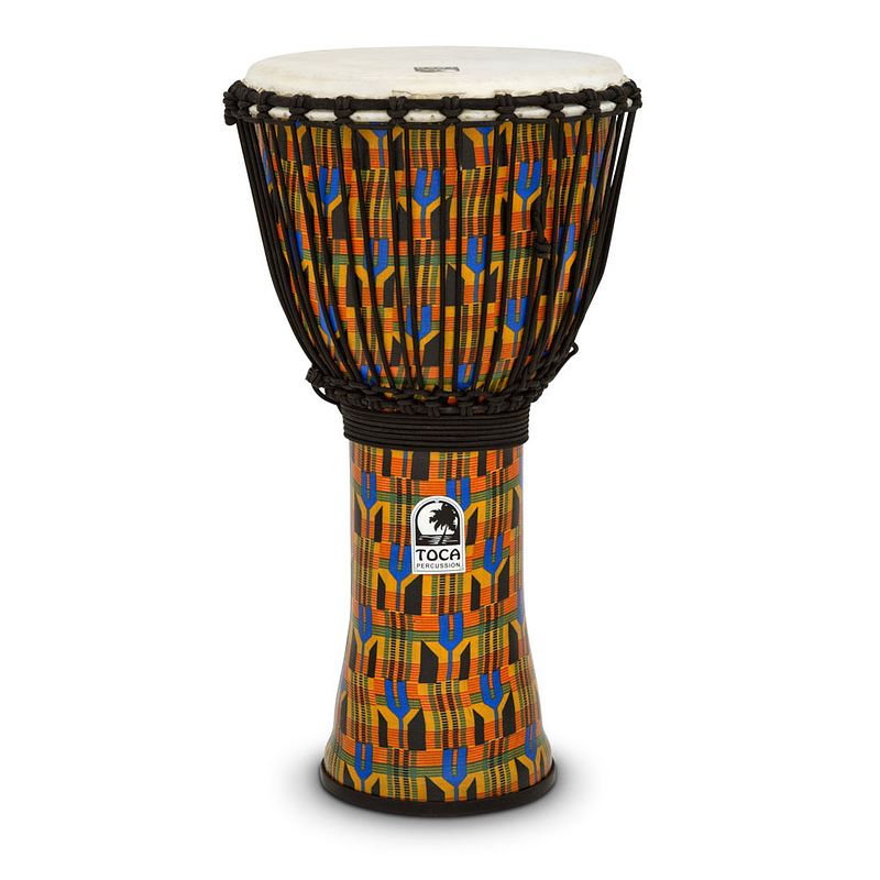 Foto van Toca sfdj-12k synergy freestyle rope tuned 12 inch djembe