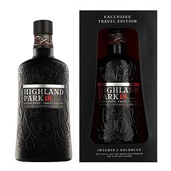 Foto van Highland park 18 years dark viking pride 70cl whisky + giftbox