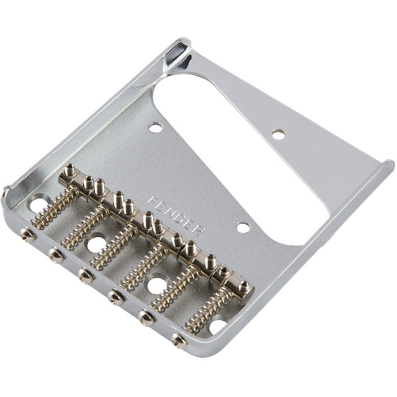 Foto van Fender 6-saddle vintage-style telecaster bridge assembly brug voor fender telecaster