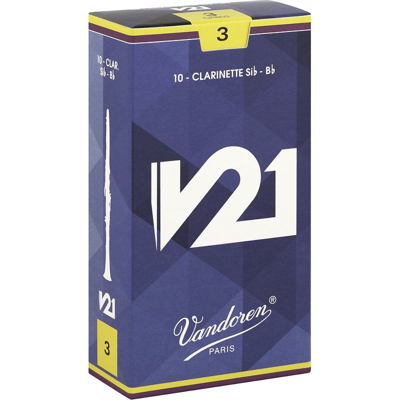 Foto van Vandoren v21 rieten bb-klarinet 3, 10 stuks