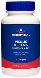 Foto van Orthovitaal visolie 1000 mg epa 35% / dha 25 % softgels