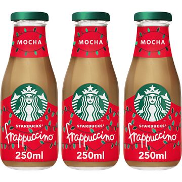 Foto van Starbucks frappuccino coffee drink chocolate marshmallow flavour s'smores limited edition 3 x 250ml bij jumbo