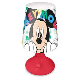 Foto van Disney mickey mouse tafellamp/nachtlamp 18 cm voor kinderen - bureaulampen