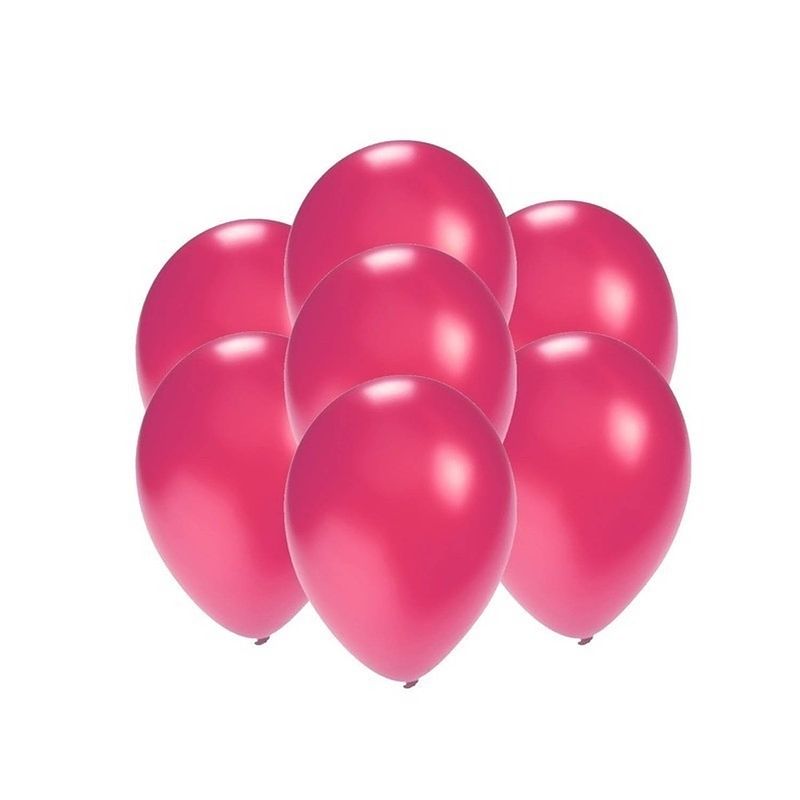 Foto van 200x mini ballonnen roze metallic - ballonnen